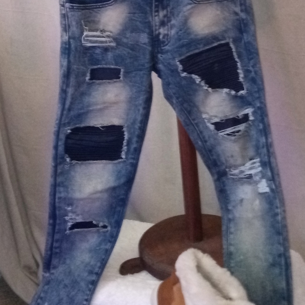 Blue cult Royal blue men's skinny jeans 30